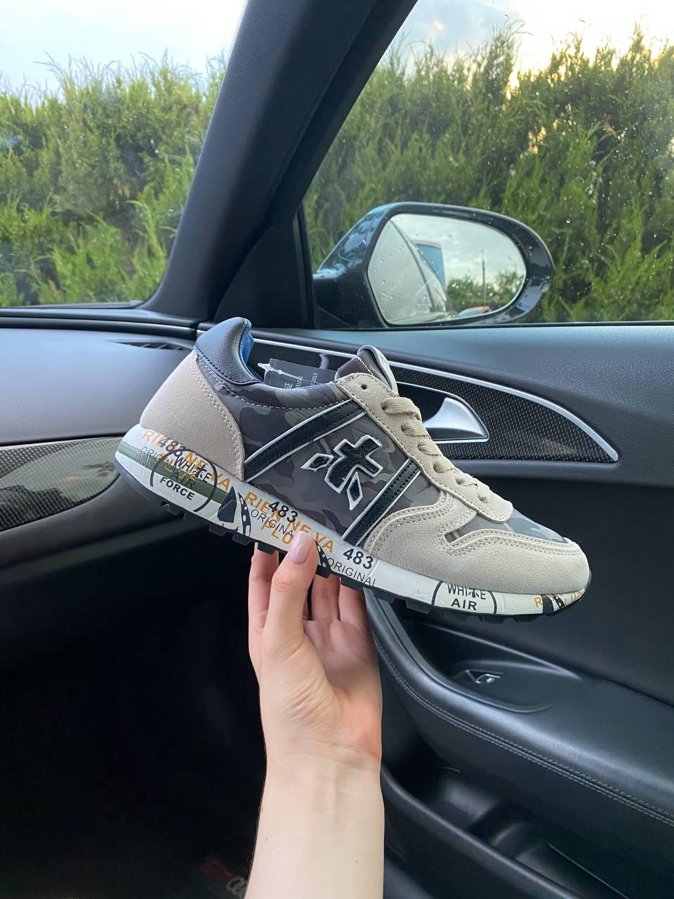 Кросівки чоловічі сірі Premiata Military Grey (12632)
