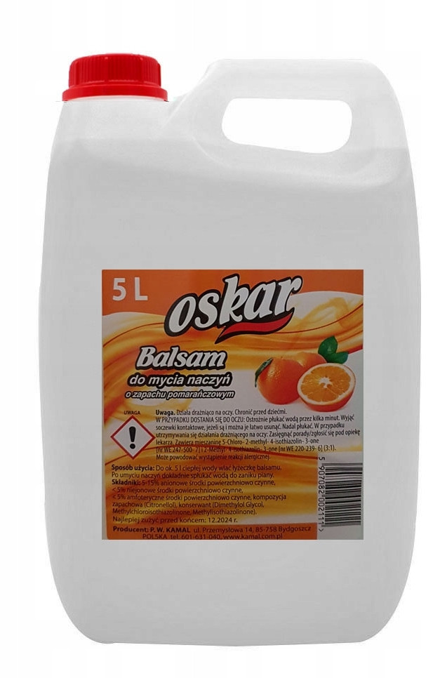 Рідина для миття посуду OSKAR  5л.
