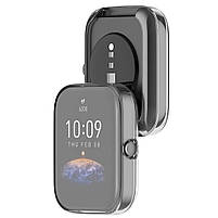 Захисний чохол для смарт годинника Amazfit Bip 3/3Pro прозорий, фото 4