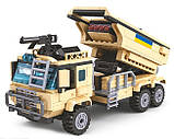 Конструктор Limo Toy KB 1106 "Військова техніка ЗСУ. Реактивна артилерійська система + Бандеромобіль" 603 дет, фото 5