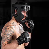 Рукавиці для ММА Phantom APEX Black L/XL (капа в подарунок), фото 7