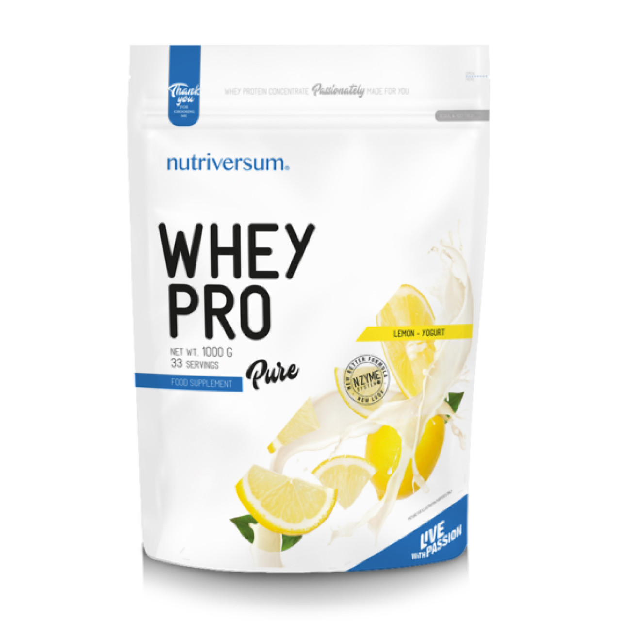 Whey Pro - 1000g Lemon Yoghurt - фото 1 - id-p1883784168