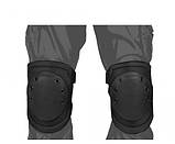 Тактичні наколінники miltec black 16231002.solve, фото 5
