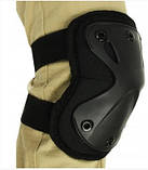 Тактичні наколінники miltec protect black 16231302.solve, фото 4