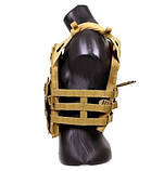 Тактичний жилет плитоноска Plate Carrier Gen 2 Mil Tec Койот (13463205).solve, фото 3
