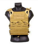 Тактичний жилет плитоноска Plate Carrier Gen 2 Mil Tec Койот (13463205).solve, фото 6