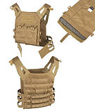 Тактичний жилет плитоноска Plate Carrier Gen 2 Mil Tec Койот (13463205).solve, фото 7