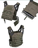 Тактичний жилет плитоноска Plate Carrier Gen 2 Mil Tec Олива (13463201).solve, фото 5