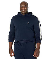 Толстовка Nautica Big & Tall Color-Block Ribbed Pullover Navy, оригінал. Доставка від 14 днів