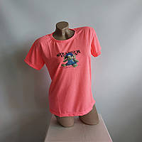 Жіноча футболка женская футболка New Trend (10-67) неоново-розовый