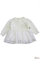 Платье молочного цвета для девочки (62 см.) T.F.Tafyy