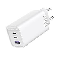 Зарядное устройство Vention Adapter USB-C GaN Fast Charging PD QC4+ 65W FED White (FEDW0-EU)