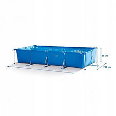 Басейн каркасний 28274 габарити Intex 450x220x84 см, об'єм 7127 л (картриджний фільтр), фото 4
