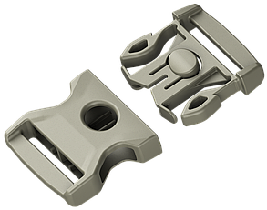 Фастекс 50 мм (із кнопкою) з поліаміду AMM F50.02 койот піщаний (07.01.031.01.62)