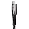 Кабель зарядный Baseus USB A - USB Type C Glimmer Series 100W 1 м Black (CADH000401), фото 3