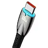Кабель зарядный Baseus USB A - USB Type C Glimmer Series 100W 1 м Black (CADH000401), фото 4