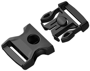 Фастекс 50 мм (із кнопкою) з поліаміду AMM F50.02 чорний (07.01.031.01.01)