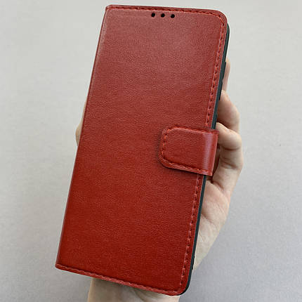 Чохол-книга для Samsung Galaxy А71 чохол книжка з хлястиком на телефон самсунг а71 червона b6r, фото 1