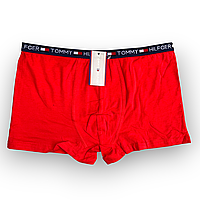 Трусы мужские боксеры хлопок Tommy Hilfiger THU, красные, размер 2XL (50-52), 03745