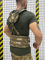 Тактический пояс РПС камуфляж пиксель, военная разгрузка РПС, ременно-плечевая система, разгрузка РПС