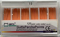 Гуттаперчевые штифты Meta Biomed 02 конус №15