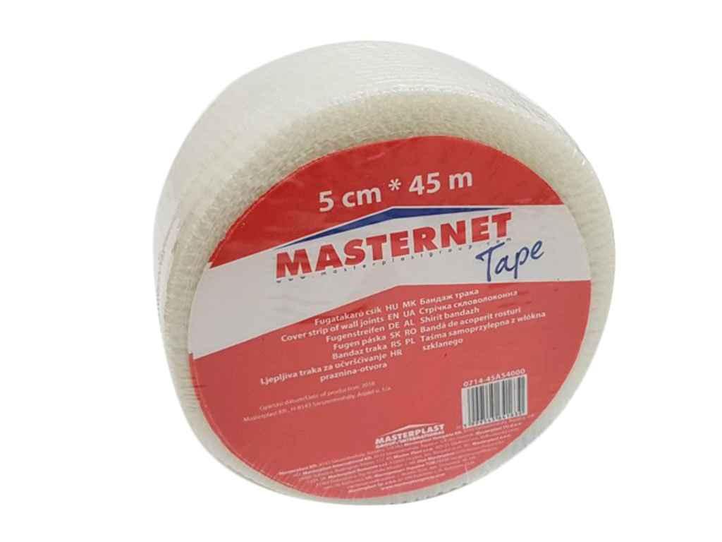 Стрічка будівельна серпянка на клеючій основі, 50мм х 45м MASTERNET TAPE ТМ Masterplast BP