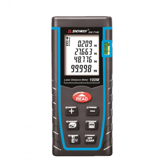 Далекобійна лазерна рулетка лазерний далекомір Sndway SW-T100 на 100 метрів (SW-T100), фото 1