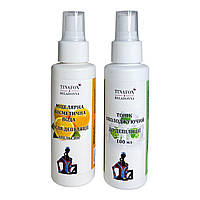 Тонік охолоджувальний до та міцелярна вода апельсин після депіляції TINAFOX 2 шт. по 100 мл