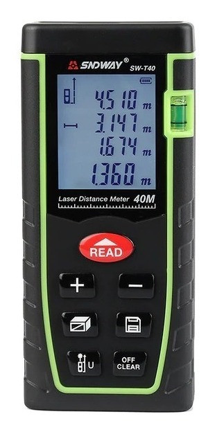 Далекобійна лазерна рулетка лазерний далекомір Sndway SW-T40 на 40 метрів (SW-T40), фото 1