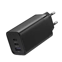 Зарядное устройство Vention Adapter USB-C GaN Fast Charging PD QC4+ 65W FED Black (FEDB0-EU)