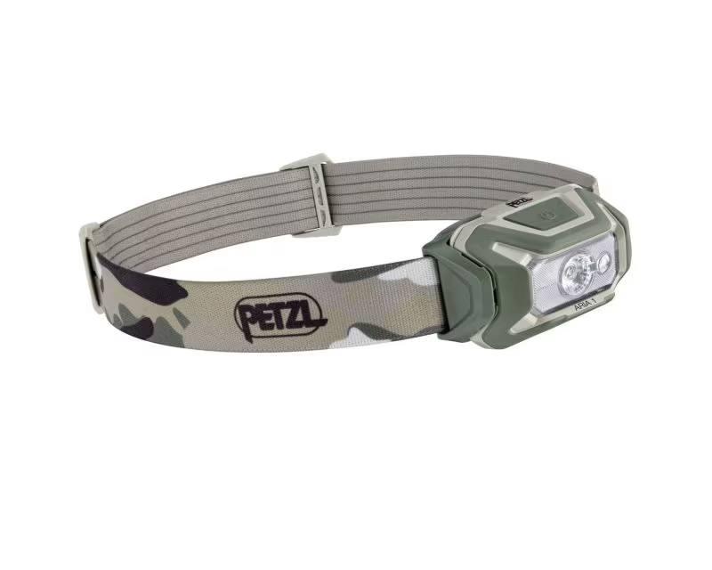 Ліхтарик налобний, на голову Petzl Aria 1 RGB Camo - 350 люменів (Франція)