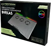 Охолоджувальна підставка для ноутбука Esperanza EGC108 RGB