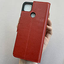 Чохол-книга для Xiaomi Redmi 9С чохол книжка з хлястиком на телефон сяомі редмі 9с червона b6r, фото 3