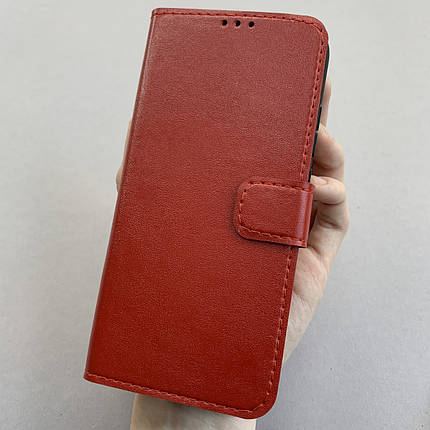 Чохол-книга для Xiaomi Redmi 9С чохол книжка з хлястиком на телефон сяомі редмі 9с червона b6r, фото 1