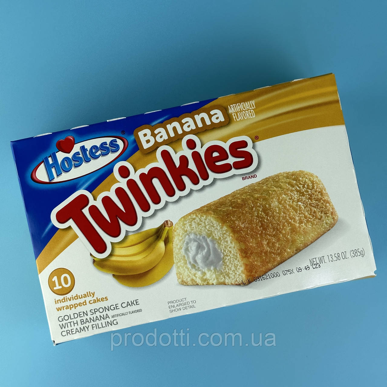 Бисквит Twinkies Banana Hostess 385 г 10 шт - фото 1 - id-p1883625886