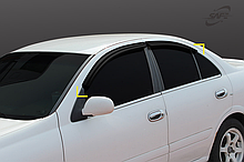 Вітровики, дефлектори вікон Nissan Almera Classic B10 2002-2012 (Kyoung Dong/Корея)