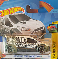 Hot Wheels 2023 HW Art Cars Ford Transit Connect 6/10 64/250 HKН50 Форд Транзит Машинки колекційні Хот Вілс