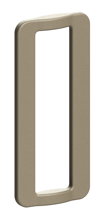 Пряжка-рамка прямокутна для налокітників з поліаміду AMM ESb040 койот піщаний (07.99.033.01.62), фото 1