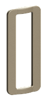 Пряжка-рамка прямокутна для налокітників з поліаміду AMM ESb040, 40м койот піщаний (07.99.033.01.62)