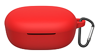 Чехол-накладка DK Silicone Candy Friendly с карабином для Xiaomi Redmi Buds 4 Lite (red)