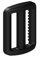 Двощілинна пряжка 25 мм з поліаміду AMM Sb025 чорний (07.99.028.03.01)