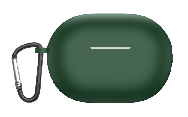 Чохол-накладка DK Silicone Candy Friendly з карабіном для Huawei FreeBuds Pro 2 (green)