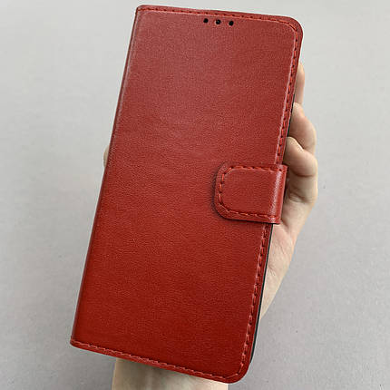 Чохол-книга для Xiaomi Redmi 9T чохол книжка з хлястиком на телефон сяомі редмі 9т червона b6r, фото 1