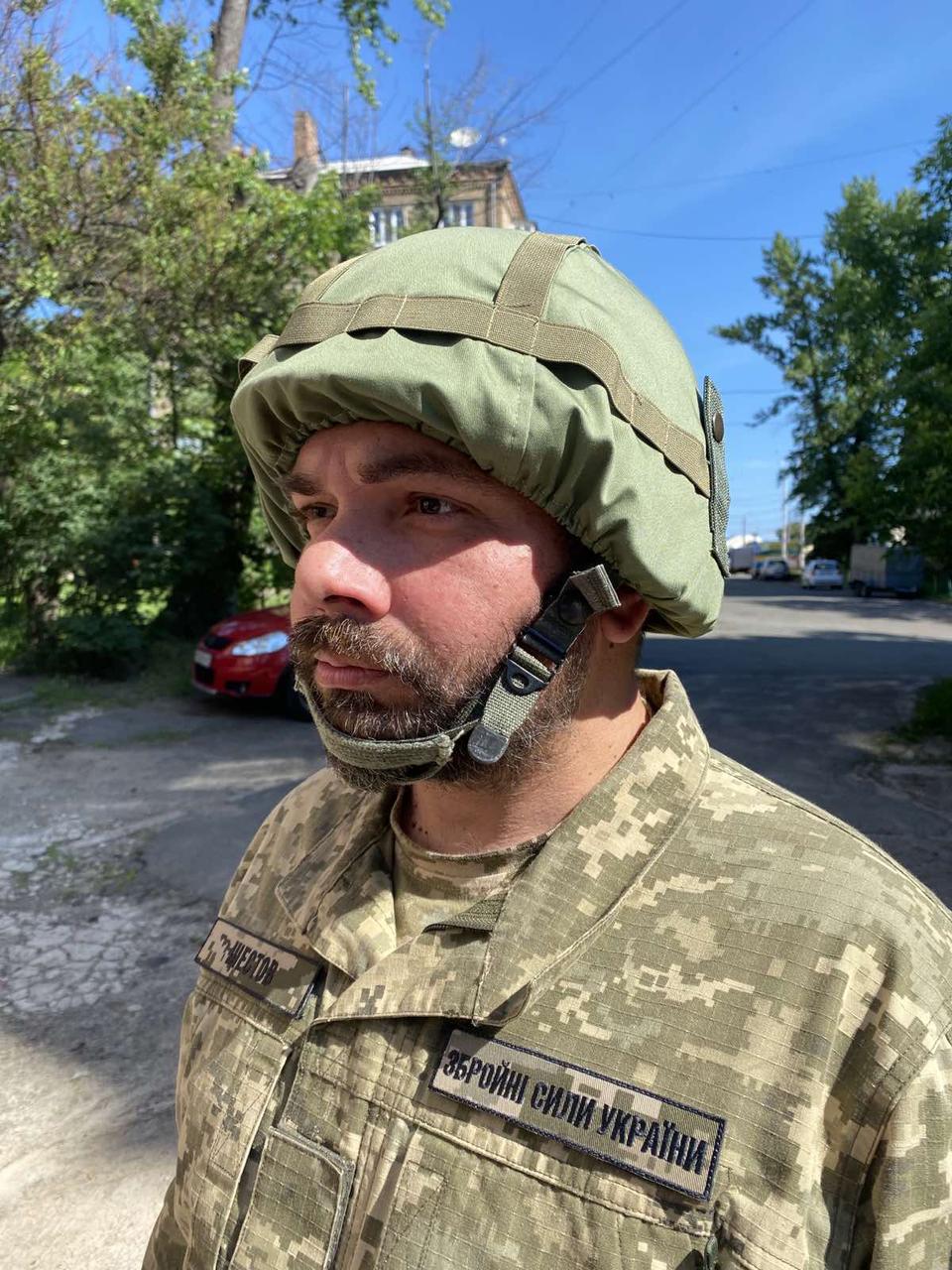 Кавер на шолом з кріпленням для окулярів OLIVE MAX-SV - 5103-4