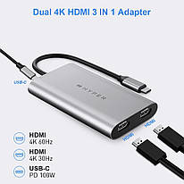 HyperDrive Dual 4K HDMI Adapter for M1/M2 MacBook 2X HDMI