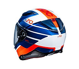 Мотошолом HJC F70 Tino синьо-червоний, фото 3