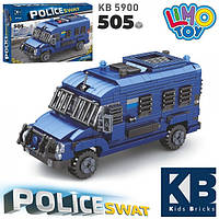 Конструктор KB 5900 - полицейская машина, 505 деталей.