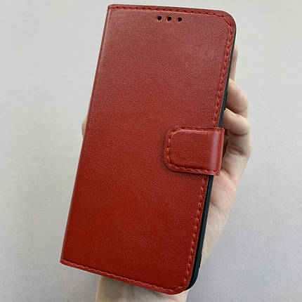 Чохол-книга для Samsung Galaxy A6 Plus (2018) A605 чохол книжка з хлястиком на самсунг а6 плюс червона b6r, фото 1