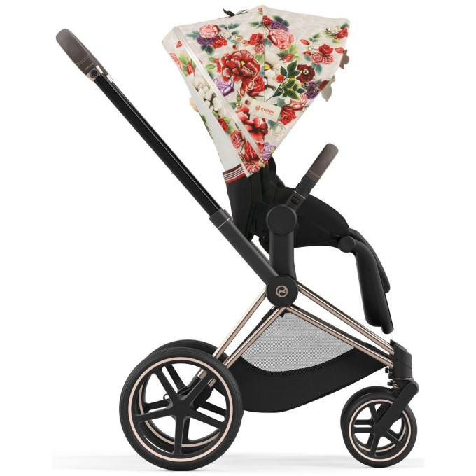 Cybex Priam 4.0 коляска 2 в 1 Blossom Light шасси Rosegold - фото 4 - id-p1883932870