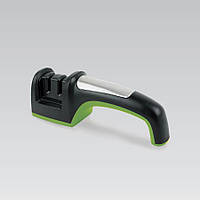 Точилка для ножів Maestro MR-1490, ручна, універсальна, двоступінчаста, зелена